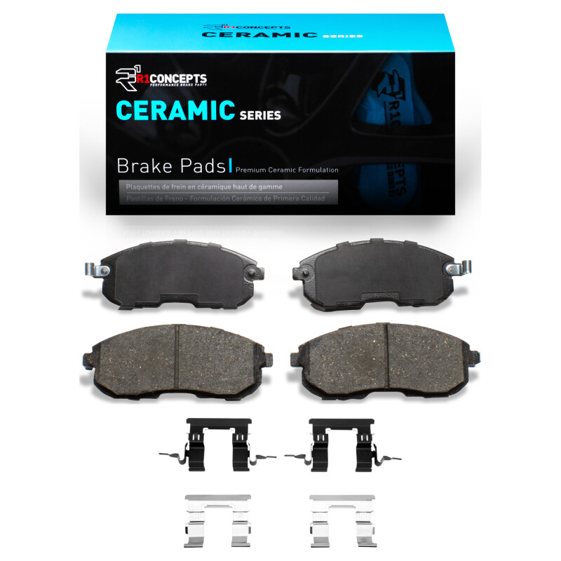 Infiniti I35 Brake Pads - Front - R1 Concepts - Ceramic - `02-`19